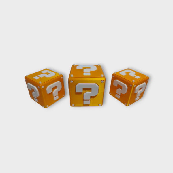 caja mario bros 3d con tapa – diseño geek para guardar lo que quieras