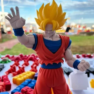 Figura Goku Super Saiyan 20cm Impresión 3d En Pla Coleccionable